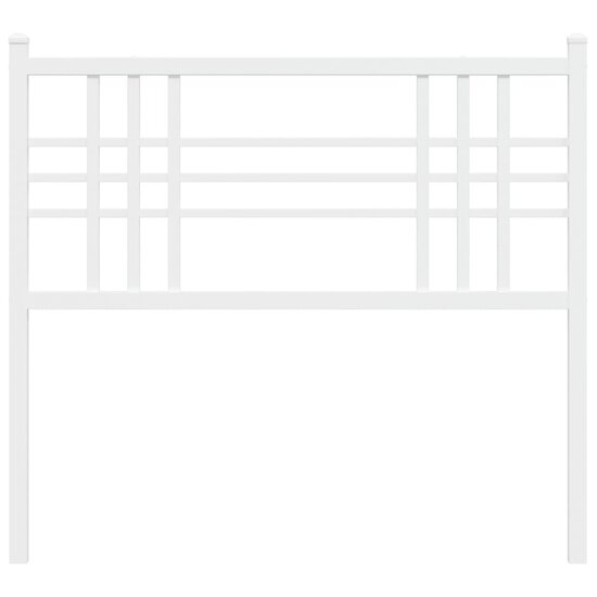 Hoofdbord Metaal 107 cm Wit