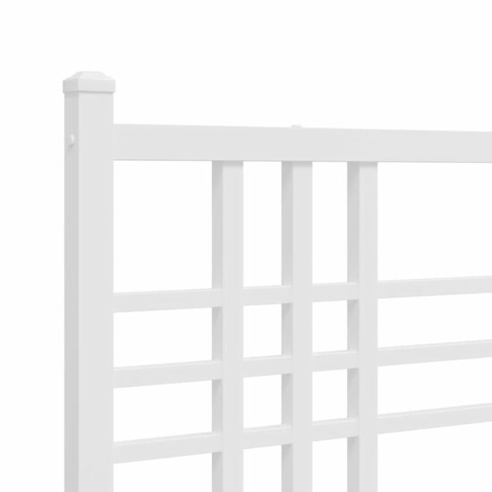 Hoofdbord Metaal 107 cm Wit