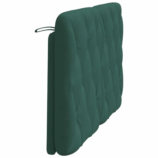 Hoofdbordkussen Fluweel 140 cm Donkergroen