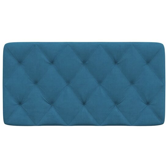 Hoofdbordkussen Fluweel 100 cm Blauw