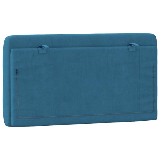 Hoofdbordkussen Fluweel 100 cm Blauw
