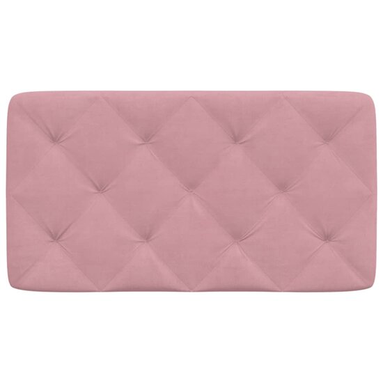 Hoofdbordkussen Fluweel 90 cm Roze