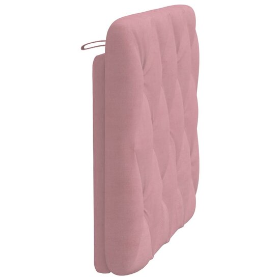 Hoofdbordkussen Fluweel 90 cm Roze