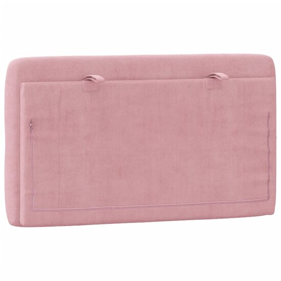 Hoofdbordkussen Fluweel 90 cm Roze