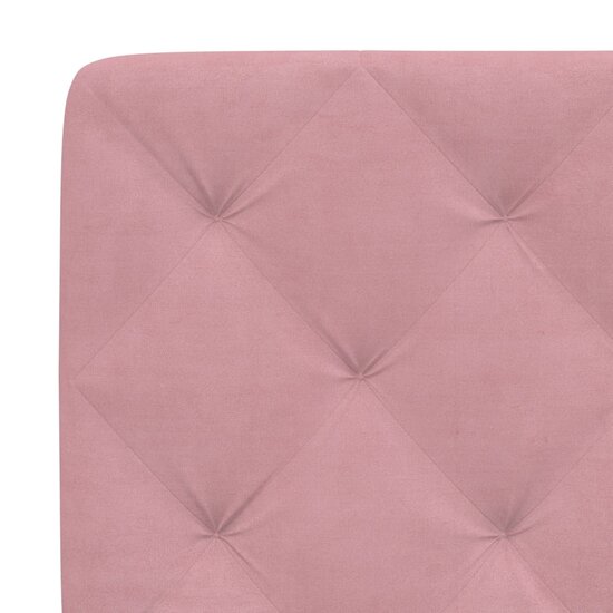 Hoofdbordkussen Fluweel 90 cm Roze