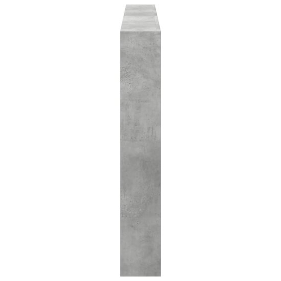 Hoofdbordkast Met Led-Verlichting 180 x 17 x 102 cm Betongrijs