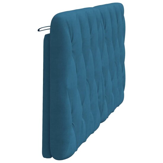 Hoofdbordkussen Fluweel 160 cm Blauw
