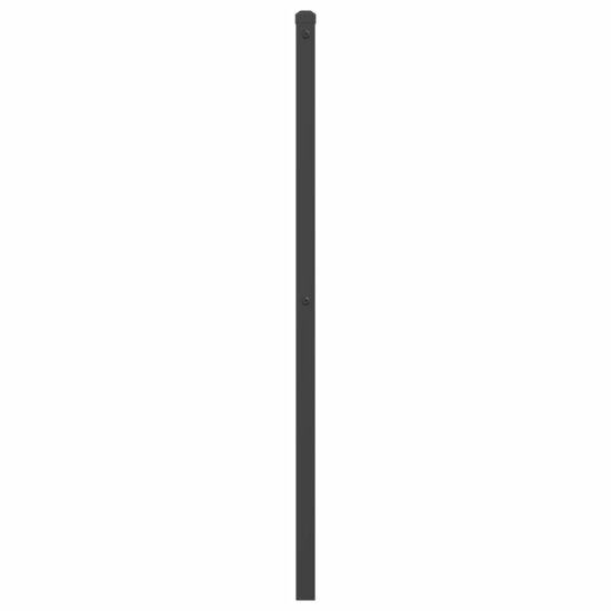 Hoofdbord Metaal 193 cm Zwart