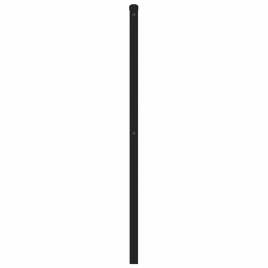 Hoofdbord Metaal 135 cm Zwart