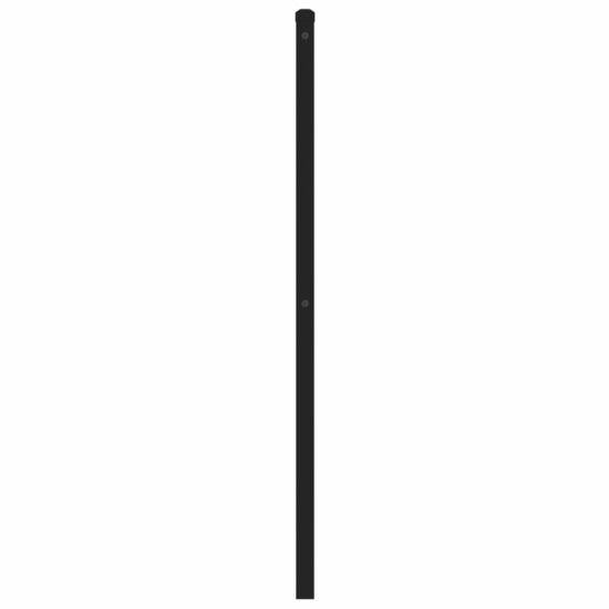 Hoofdbord Metaal 150 cm Zwart