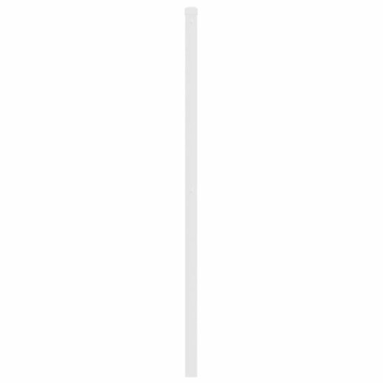 Hoofdbord 140 cm metaal wit