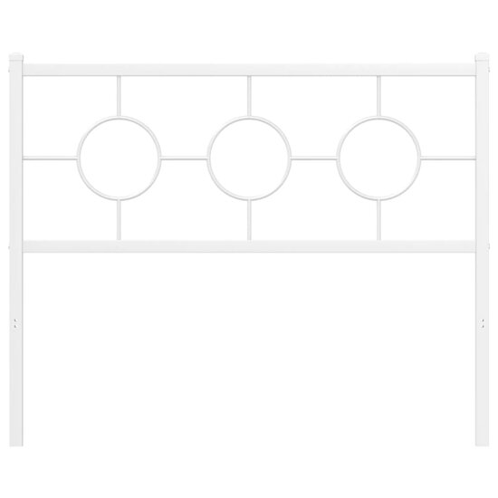 Hoofdbord Metaal 107 cm Wit