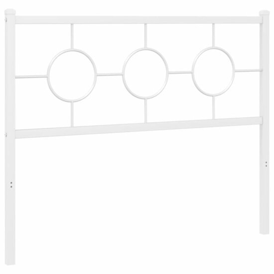 Hoofdbord Metaal 107 cm Wit
