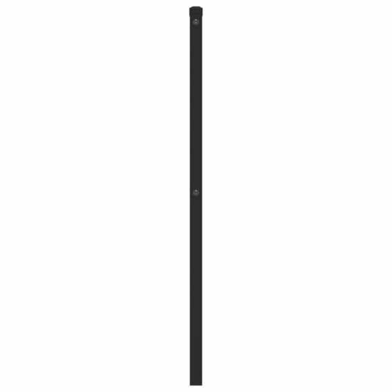 Hoofdbord Metaal 107 cm Zwart