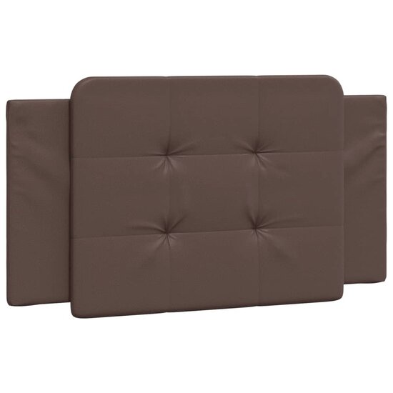 Hoofdbordkussen Kunstleer 100 cm Bruin