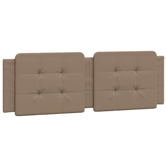 Hoofdbordkussen Kunstleer Kleurig 160 cm Cappuccino