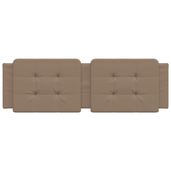 Hoofdbordkussen Kunstleer Kleurig 160 cm Cappuccino