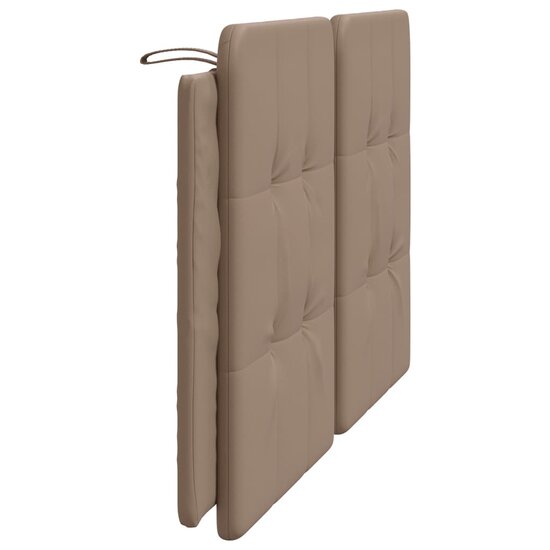 Hoofdbordkussen Kunstleer Kleurig 160 cm Cappuccino