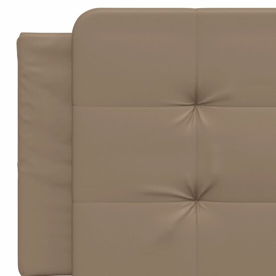 Hoofdbordkussen Kunstleer Kleurig 160 cm Cappuccino