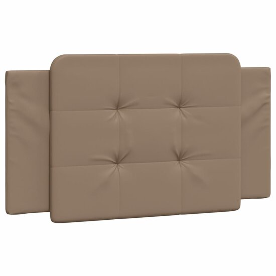 Hoofdbordkussen Kunstleer Kleurig 100 cm Cappuccino