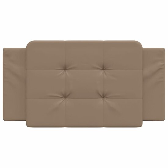 Hoofdbordkussen Kunstleer Kleurig 100 cm Cappuccino