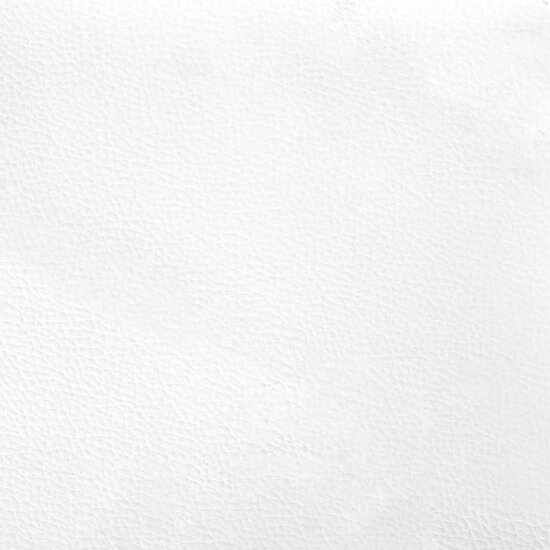 Hoofdbordkussen Kunstleer 120 cm Wit