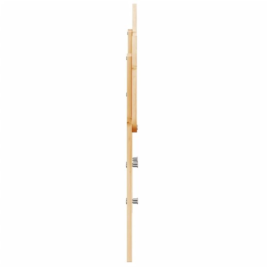 Hoofdbord Massief Grenenhout 100 cm Naturel