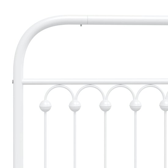 Hoofdbord Metaal 75 cm Wit