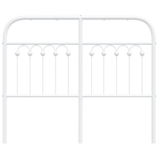 Hoofdbord Metaal 120 cm Wit