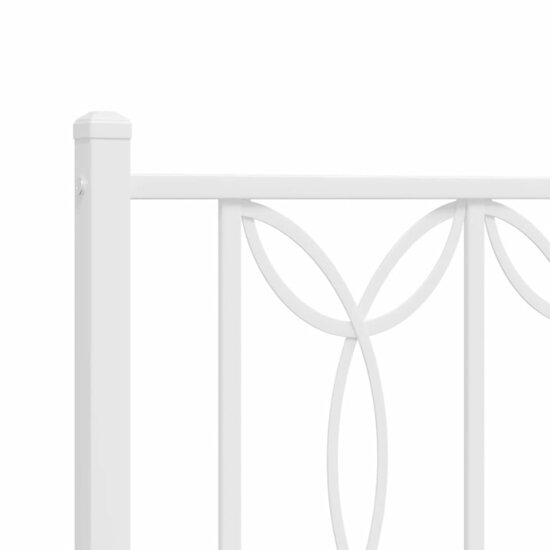 Hoofdbord 160 cm metaal wit