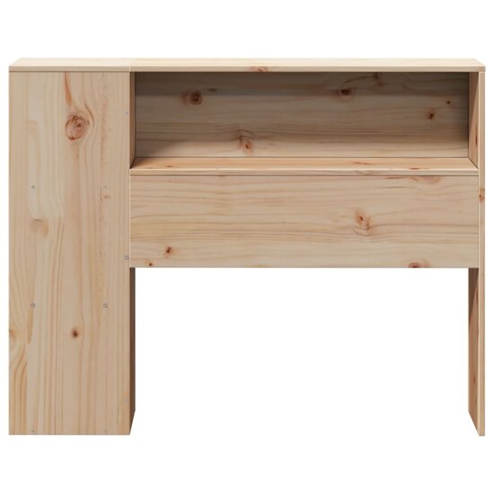 Hoofdbord met opbergruimte 90 cm massief grenenhout