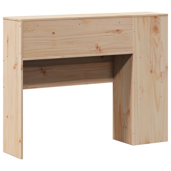 Hoofdbord met opbergruimte 90 cm massief grenenhout