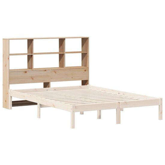 Hoofdbord met opbergruimte 135 cm massief grenenhout