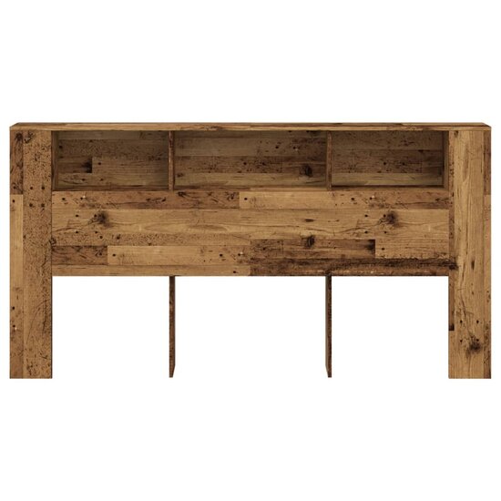 Hoofdbordkast 200X18,5X102,5 Cm Bewerkt Hout Kleurig Oud hout