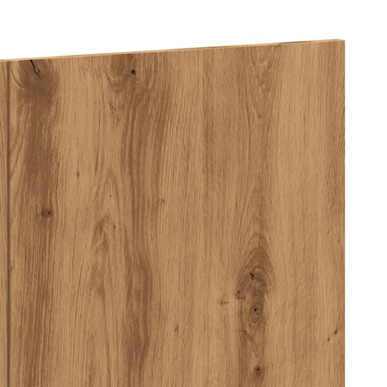 Hoofdbord Wandmodel 240X1,5X80 Cm Bewerkt Hout Artisanaal Eiken artisanaal eikenkleurig