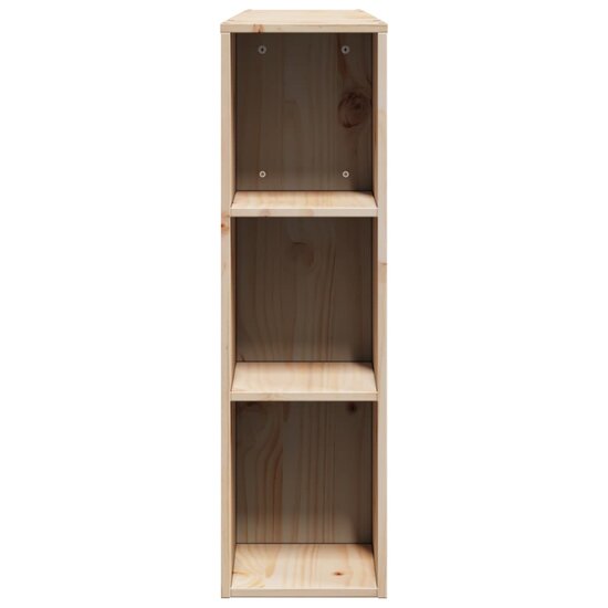 Hoofdbord Met Opbergruimte Massief Grenenhout 160 cm Naturel