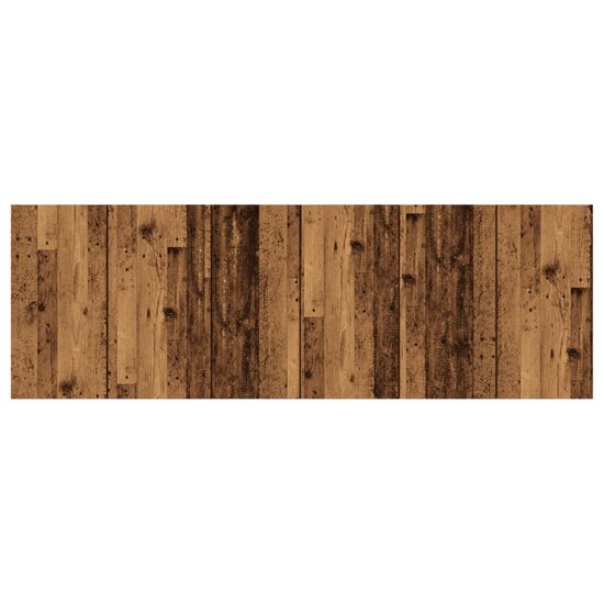 Hoofdbord Wandmodel 240X1,5X80 Cm Bewerkt Hout Kleurig Oud hout