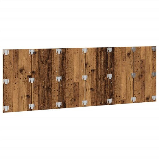 Hoofdbord Wandmodel 240X1,5X80 Cm Bewerkt Hout Kleurig Oud hout