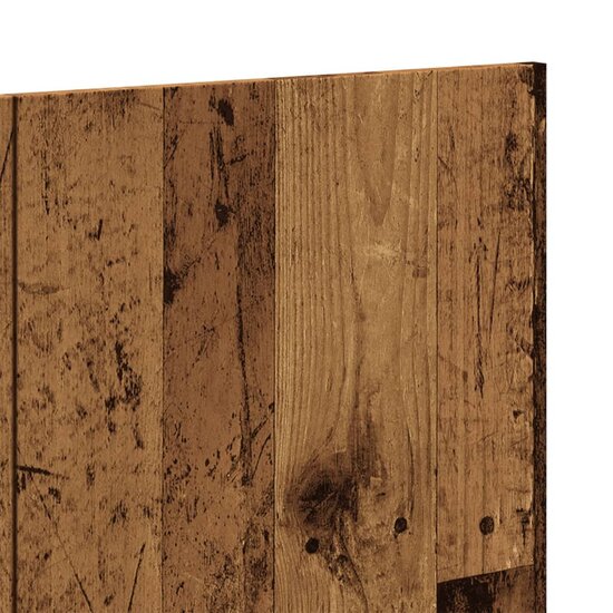 Hoofdbord Wandmodel 240X1,5X80 Cm Bewerkt Hout Kleurig Oud hout