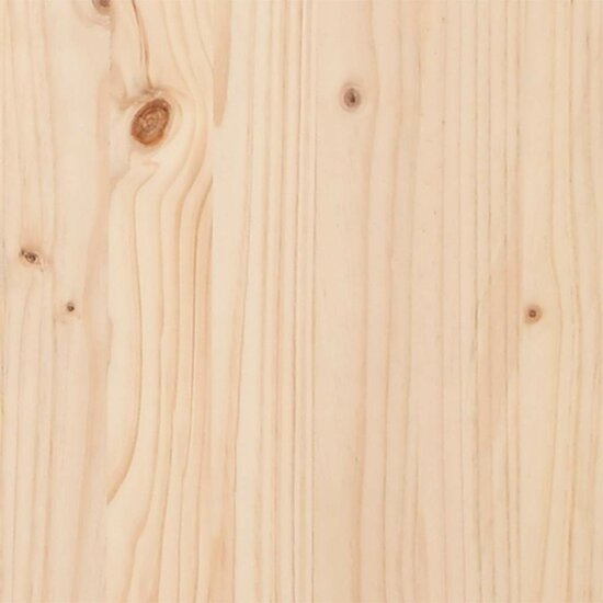 Hoofdbord Met Opbergruimte Massief Grenenhout 140 cm Naturel