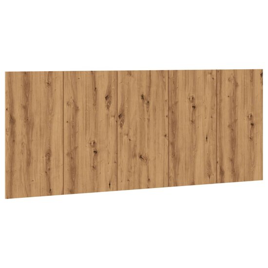 Hoofdeinde 200X1,5X80 Cm Bewerkt Hout Artisanaal Eikenkleur artisanaal eikenkleurig