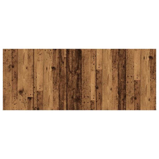 Hoofdeinde 200x1,5x80 cm bewerkt hout oud houtkleurig