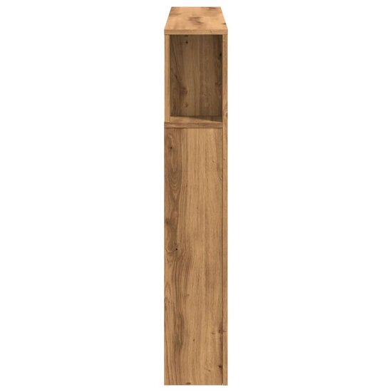 Hoofdeinde Met Led 120X18,5X103,5 Cm Hout Artisanaal Eikenkleur 120 x 103.5 cm artisanaal eikenkleurig