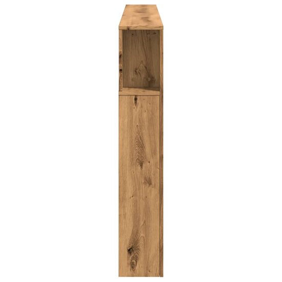 Hoofdeinde Met Led 200X18,5X103,5 Cm Hout Artisanaal Eikenkleur 200 x 103.5 cm artisanaal eikenkleurig