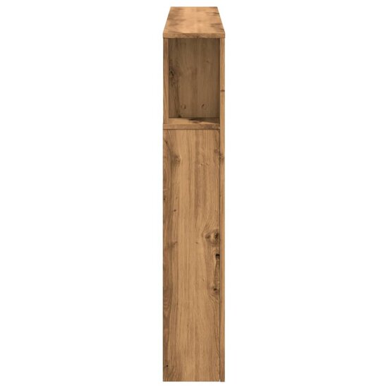Hoofdeinde Met Led 140X18,5X103,5 Cm Hout Artisanaal Eikenkleur 140 x 103.5 cm artisanaal eikenkleurig