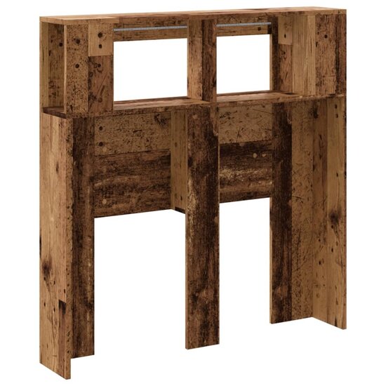 Hoofdeinde Met Led 100X18,5X103,5 Cm Bewerkt Hout 100 x 103.5 cm Oud hout