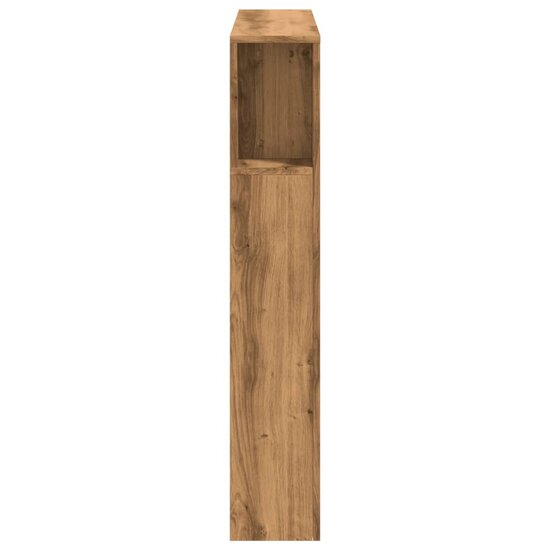Hoofdeinde Met Led 100X18,5X103,5 Cm Hout Artisanaal Eikenkleur 100 x 103.5 cm artisanaal eikenkleurig