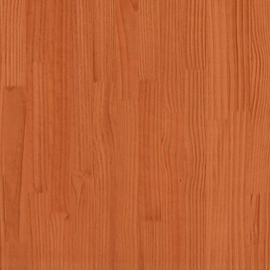 Boekenkast Hoofdeinde L-Vormig 80 Cm Grenenhout 98.5 x 218.5 x 80 cm Wasbruin