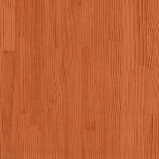 Boekenkast Hoofdeinde L-Vormig 135 Cm Grenenhout 153.5 x 208.5 x 80 cm Wasbruin