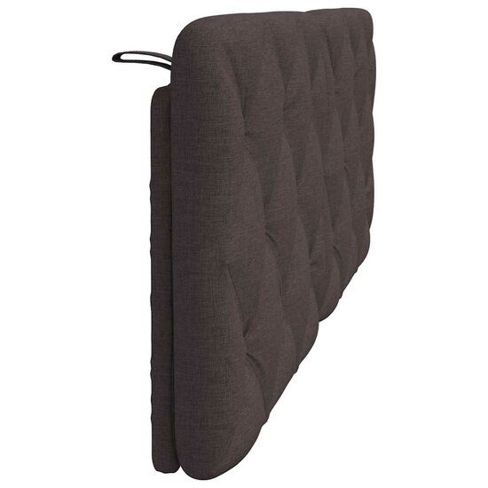 Hoofdbordkussen Stof 120 cm Donkerbruin